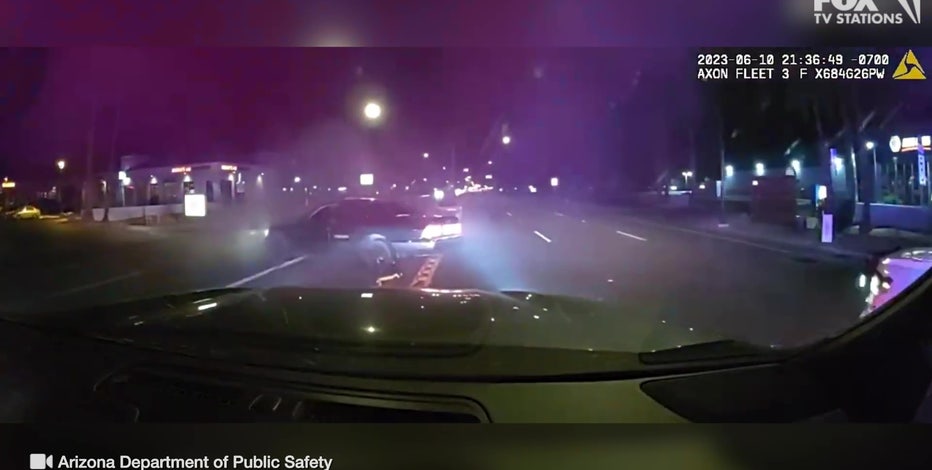 DPS troopers deploy grappler to stop Mesa street racing suspects