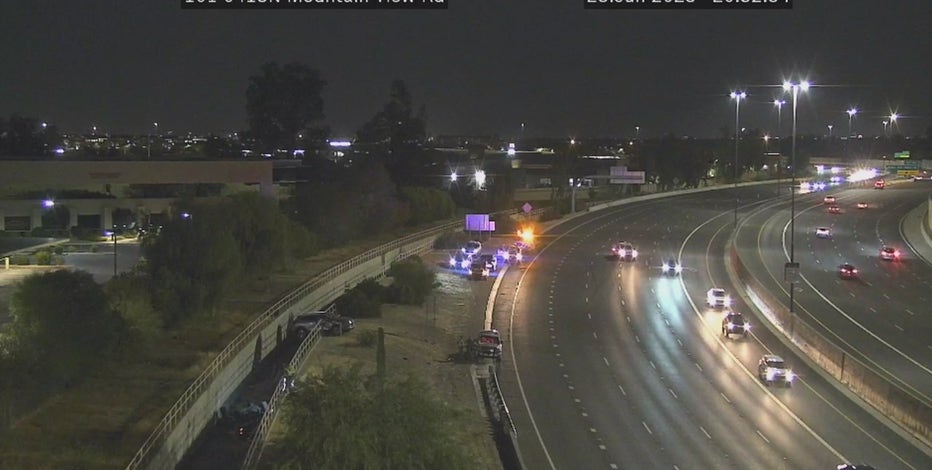 2-car crash ends deadly in Scottsdale on Loop 101, DPS says