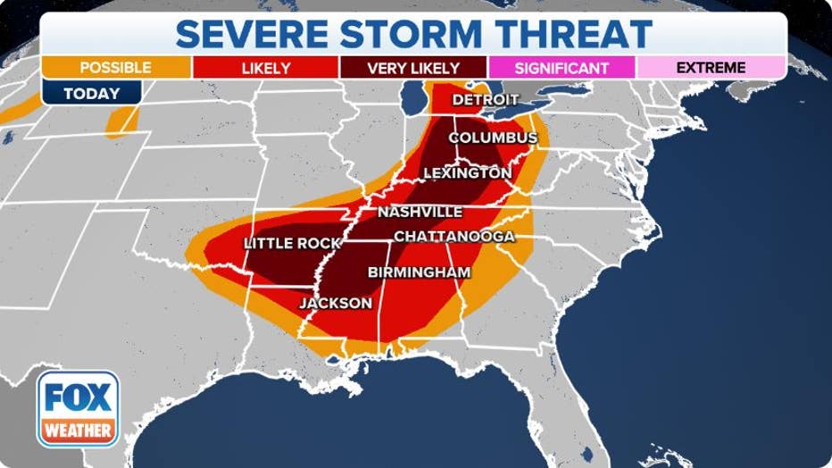 Tornadoes terrorize Indiana Sunday as severe storms knock out power to ...