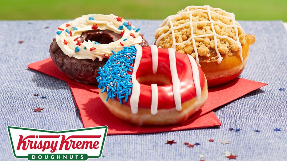 Krispy Kreme unveils festive doughnuts ahead of 4th of July