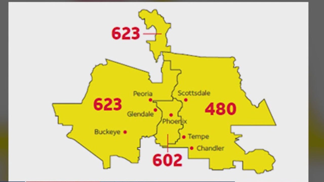 Chandler Zip Code Area Map