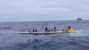 Video: Mexico navy intercepts 'cartel sub' carrying more than 7,000 pounds of cocaine