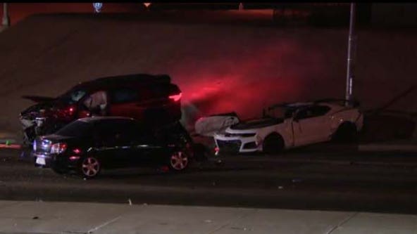 3 dead, 2 hurt in fiery crash near I-17 in north Phoenix