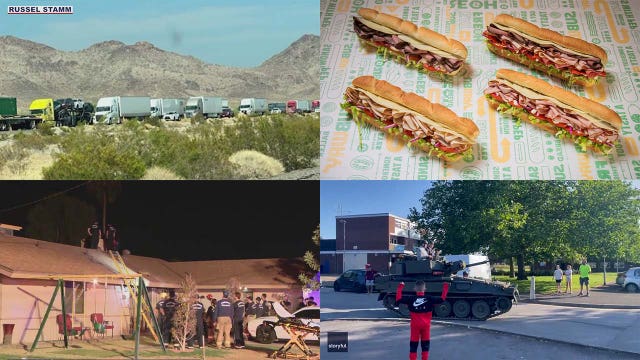 Winds topple semis in Arizona, win free Subway sandwiches for life: This week's offbeat headlines