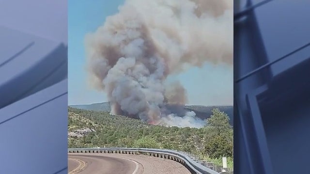Flying V Fire: US 60 reopens after wildfire sparks north of Globe