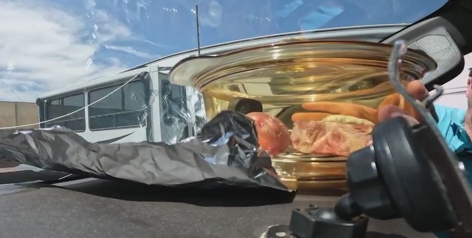 Dinner's ready! Mesa man cooks meals on his dashboard on hot days