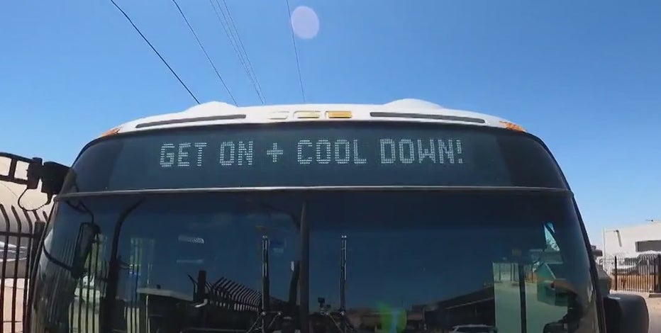 Get on and cool down! Phoenix city bus deployed as a cooling center