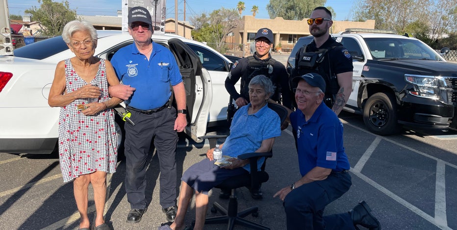 Surprise PD helps sisters who have a home without an AC unit: 'May God bless them'