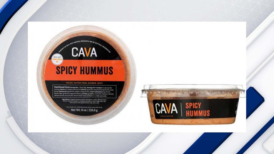 cava spicy hummus recall