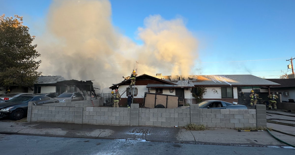 6 displaced, dog rescued after double house fire in south Phoenix | FOX ...