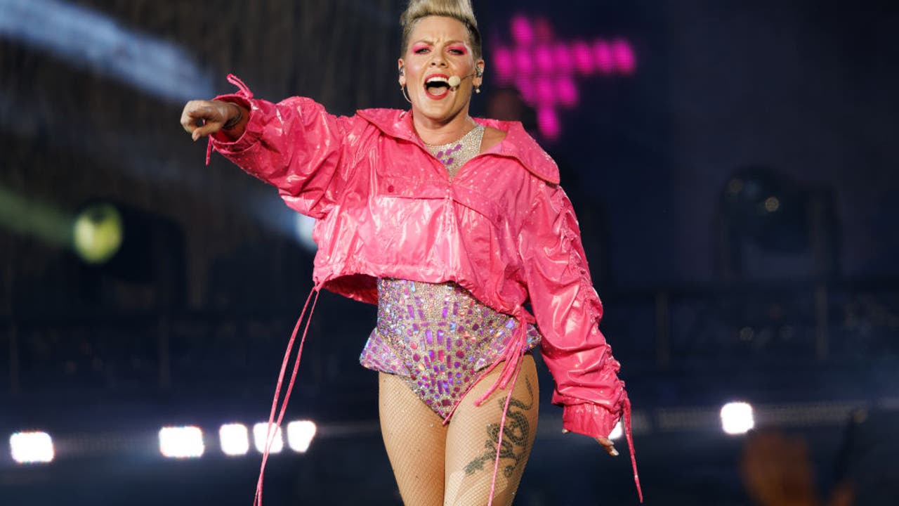 Devoted P!nk fans weather storm for Nats Park show