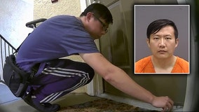 Neighbor arrested after injecting chemical into Bay Area family's front door: Video