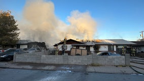 6 displaced, dog rescued after double house fire in south Phoenix