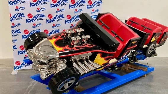 A first look at Mattel Adventure Park's Hot Wheels roller coaster