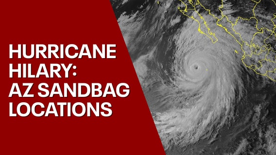 Hurricane Hilary: Where Arizonans can get sandbags ahead of possible flooding in parts of the state
