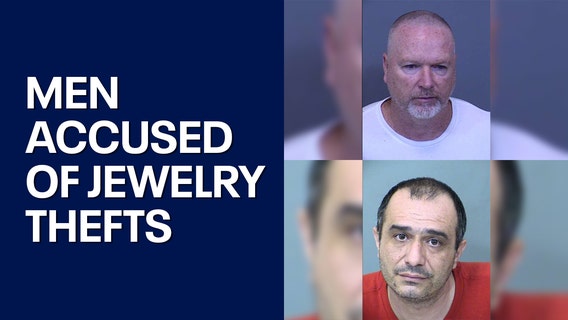 Crime Files: Arizona men arrested in connection with a series of Paradise Valley jewelry burglaries