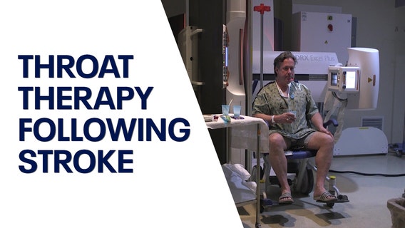 New therapy helps Arizona man re-learn how to swallow following simultaneous strokes