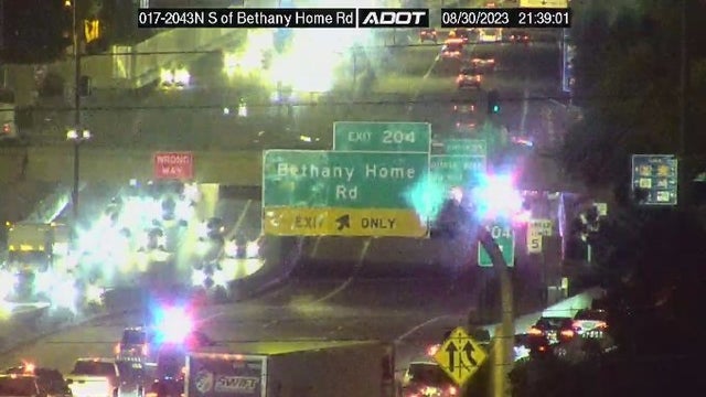 Woman killed in hit-and-run crash on I-17 in Phoenix