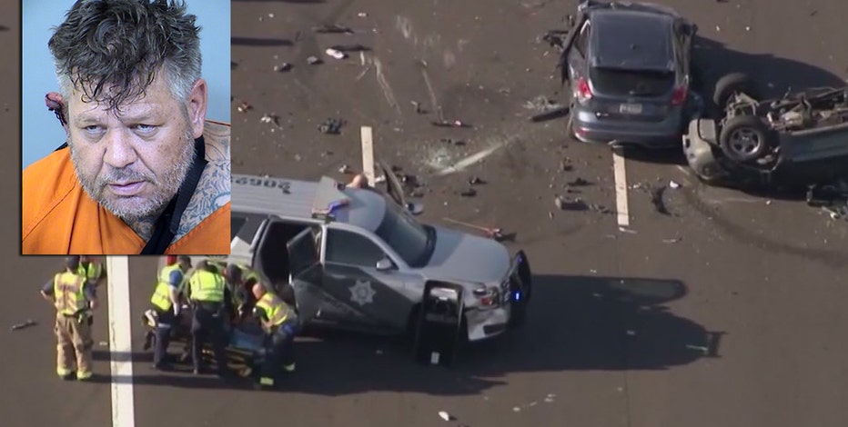 DPS: Wrong way driver continues after pit maneuver spins car, then continues for miles and crashes