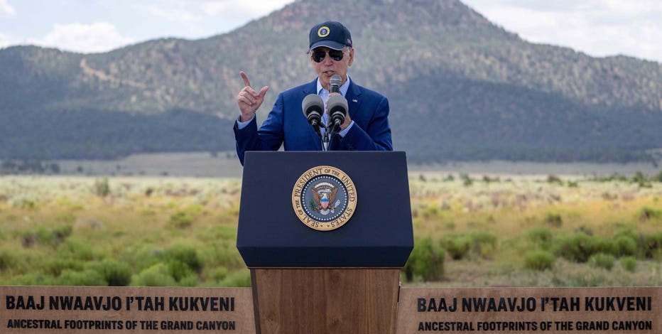 Biden traveling to Arizona, will visit Grand Canyon