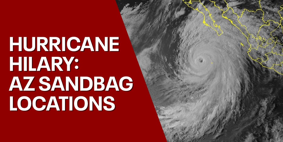 Hurricane Hilary: Where Arizonans can get sandbags ahead of possible flooding in parts of the state