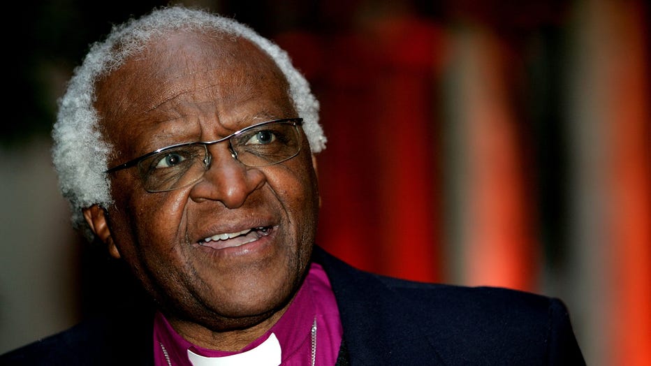 Archbishop Emeritus Desmond Tutu of South Africa, in a photo taken in 2005. Tutu passed away in 2021. (Photo by Paul Hawthorne/Getty Images)