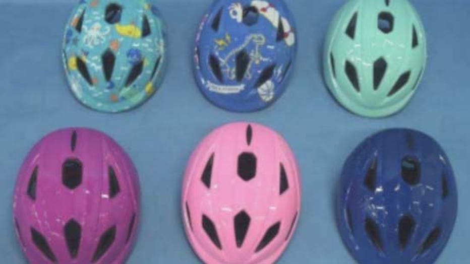 kids bike helmets recalled