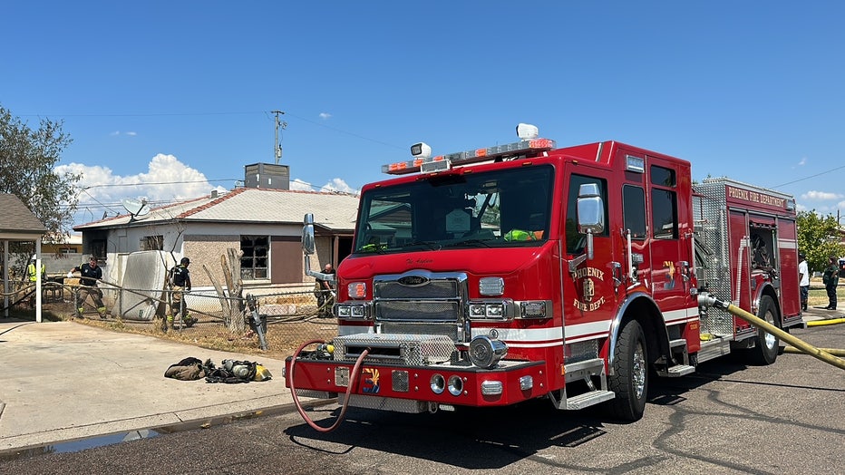 officer dog bit house fire