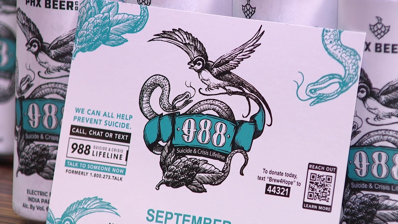 Suicide Prevention: Arizona breweries team up to raise awareness with ‘988’ beer