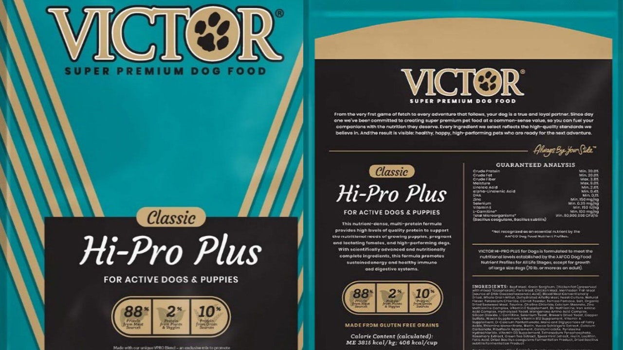 Victor dog hot sale food recall 2017