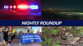 Nightly Roundup: Striking cannabis workers in Phoenix; night sky phenomenon surprised Arizonans