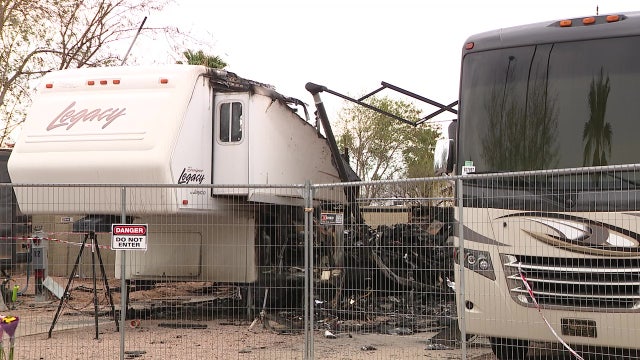 Mesa veteran loses his loved ones in deadly mobile home fire