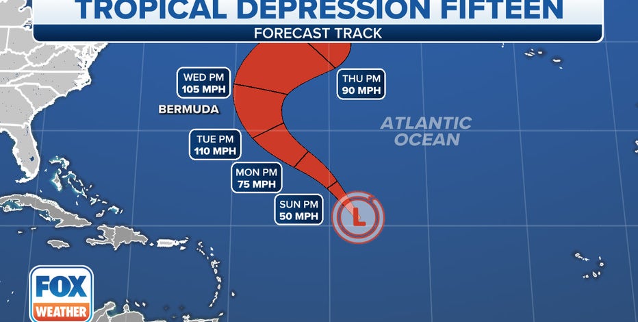 Tropical Depression Fifteen in Atlantic likely to become Tropical