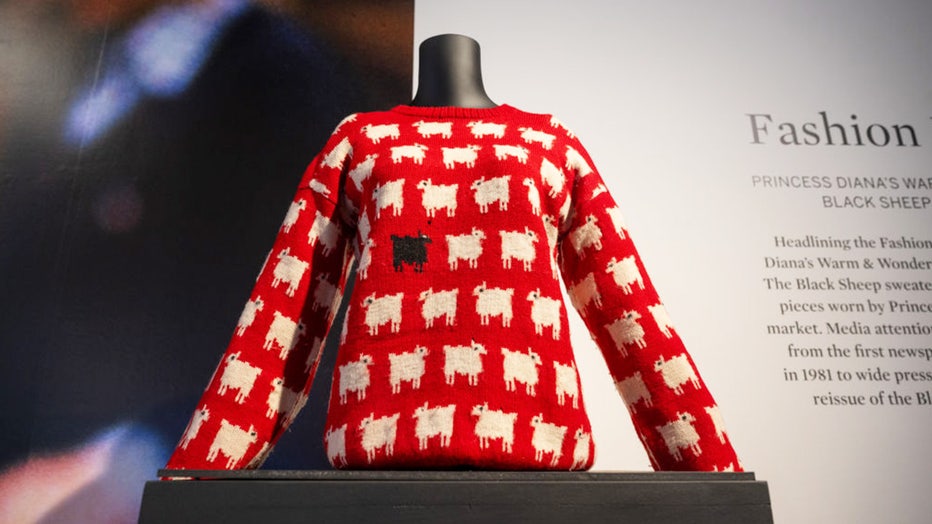 Princess Diana's 'black sheep' sweater sells for record-breaking $1.1M