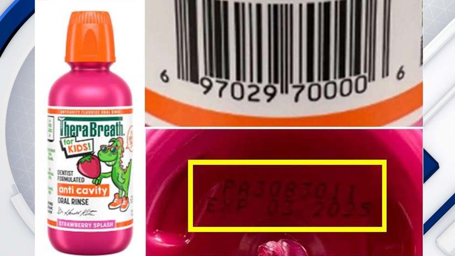 therabreath oral rinse recall