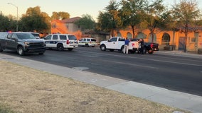 Crash in Phoenix leaves man badly injured; suspect detained