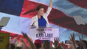 'Stakes have never been higher': Kari Lake launches U.S. Senate campaign with Trump endorsement