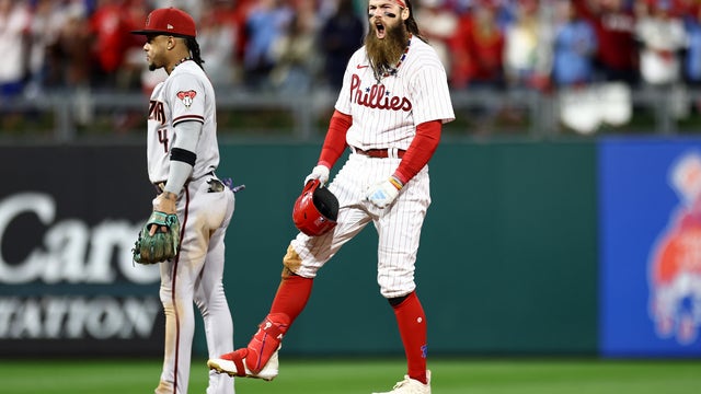 Schwarber homers twice, Turner goes deep, Phillies power past Arizona 10-0 in Game 2 of NLCS
