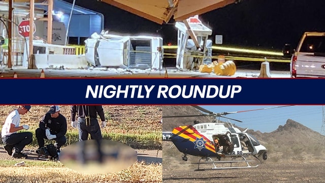 Nightly Roundup: Man's body found in Phoenix; pilot falls 1,000 feet to his death in a national park