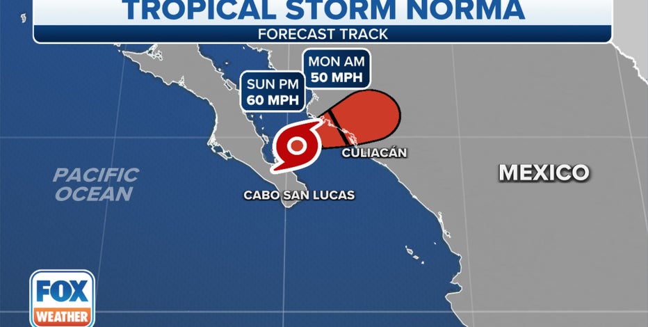 Hurricane Norma spins off Mexico's coastline  The Arkansas  Democrat-Gazette - Arkansas' Best News Source