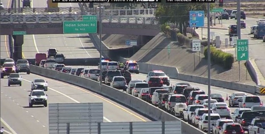 Motorcyclist killed in I-17 crash in Phoenix, DPS says