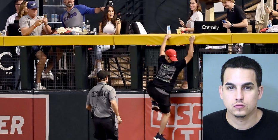 Deputies arrest man who ran across Chase Field during D-backs' NLDS sweep over Dodgers
