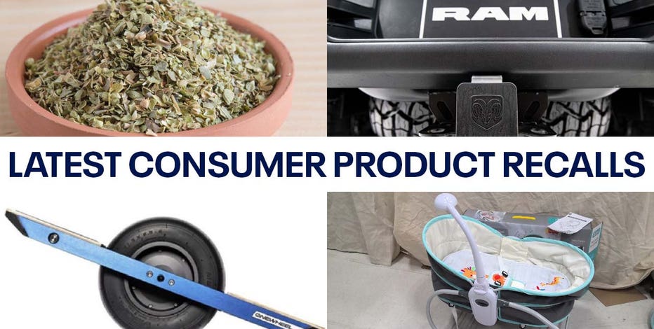 Latest consumer product recalls: Rodent feces found in oregano, baby bassinets sold at Walmart