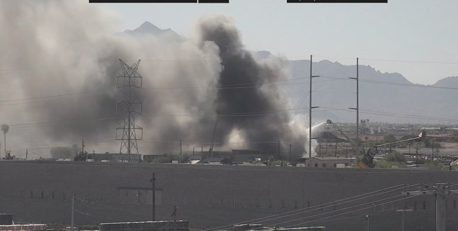 Massive fire breaks out in downtown Phoenix