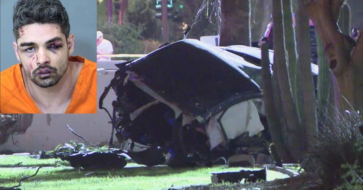 Force of deadly crash in Tempe splits car in half, driver arrested ...