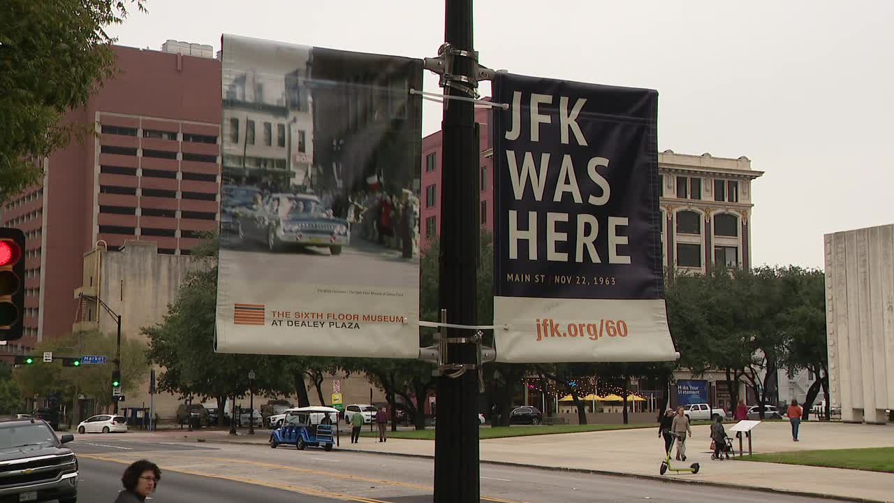 'JFK Was Here' banners put up in Dallas by Sixth Floor Museum to mark 60 years since JFK's assassination - Vimarsana News