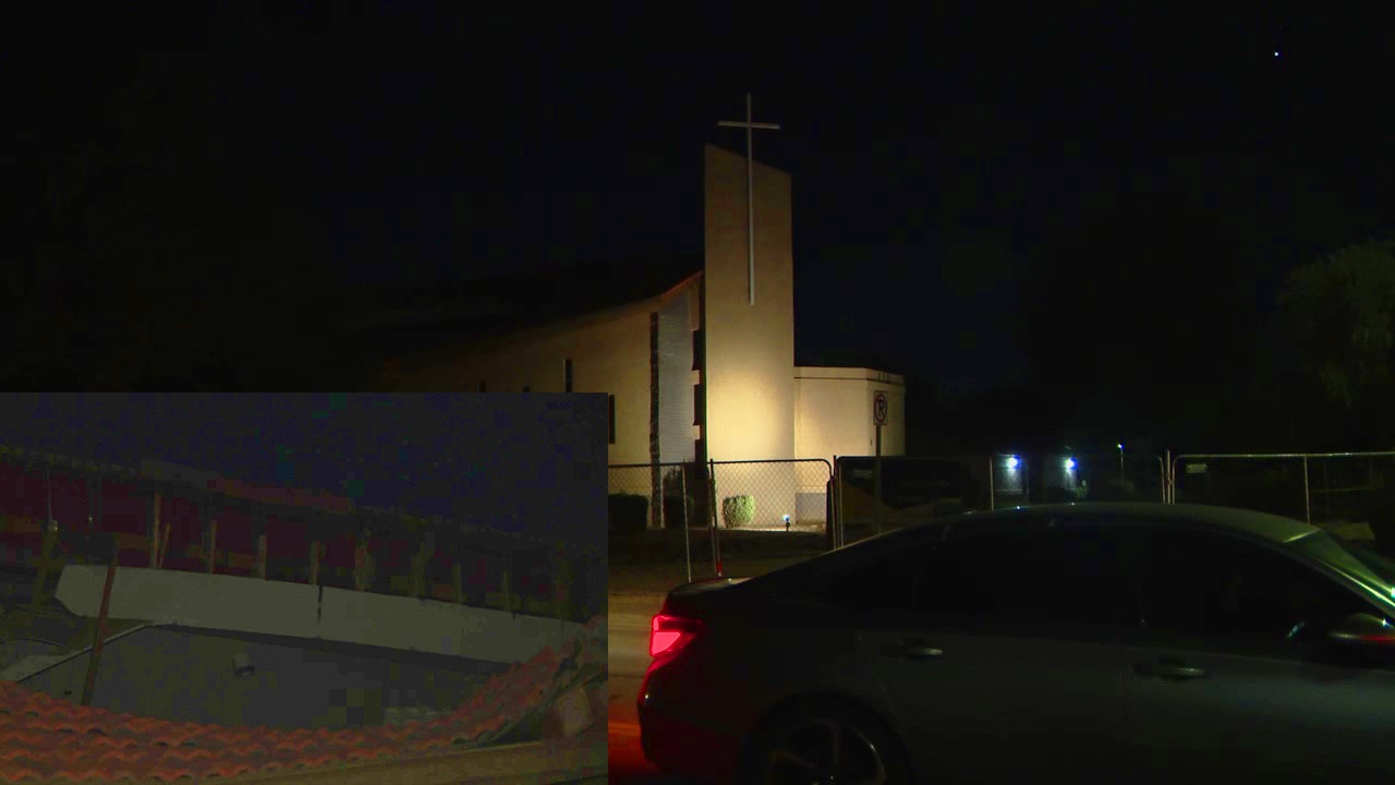 Roof of Chandler church building collapses - Vimarsana News