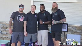 Double-amputee Iraq war veteran receives custom-built home in Gilbert | Care Force