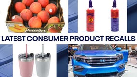 Latest consumer product recalls: Fruit linked to listeria, helium tank projectiles can 'strike users', more
