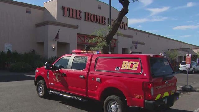 Man in critical condition after electrical box explosion at Phoenix Home Depot, firefighters say